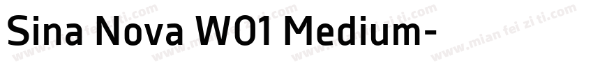 Sina Nova W01 Medium字体转换